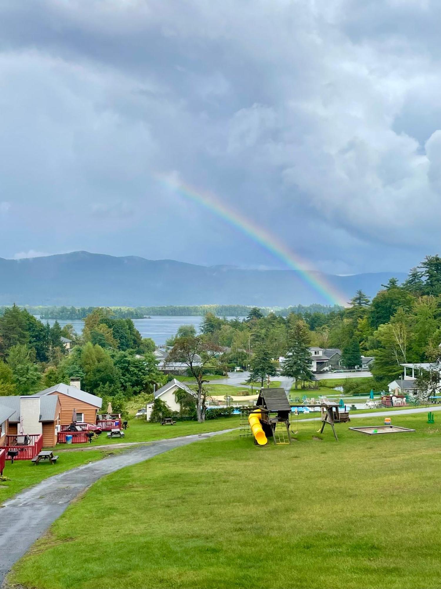 Hill View Motel And Cottages Lake George Exterior photo